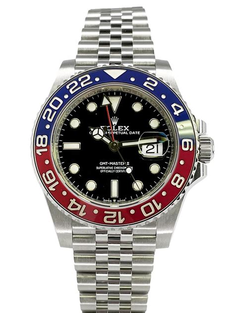 rolex gmt master ii pepsi stainless steel|rolex gmt master pepsi price.